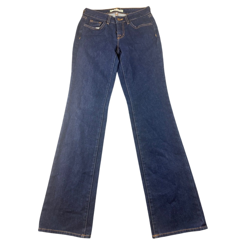 J. Brand Curvy Fit Straight Leg Jeans Women 28x32 Blue Denim Dark Wash Everyday